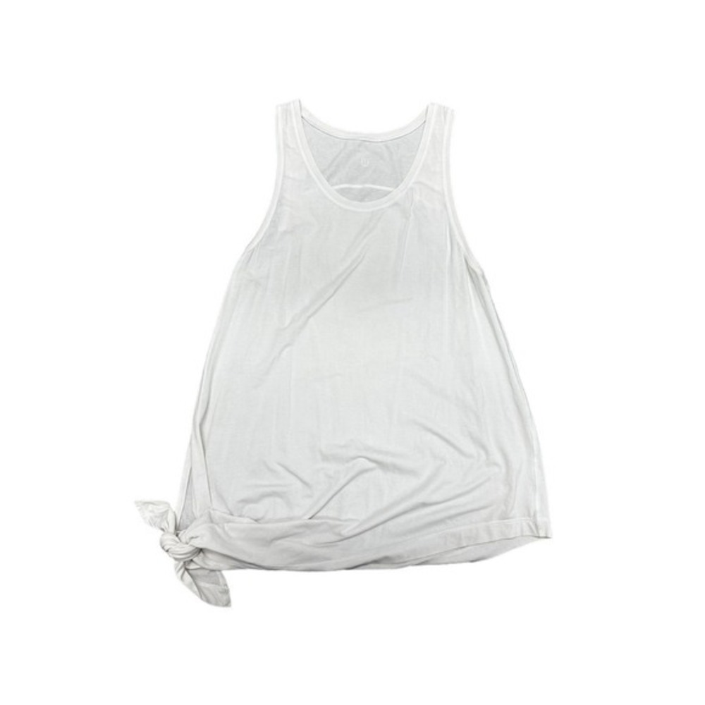 lululemon athletica White Tank Top with Side Knot